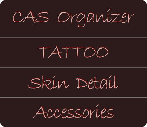 CAS Organizer | MOONMOON на Patreon Sims 4 Mod Organizer, Cas Screen Sims 4 Cc, Sims 4 Cc Organizer, Sims 4 Cc Cas Stand Still, Sims 4 Cas Organizer Mod, Sims 4 Cas Organizer, Ts4 Stand Still Cas, Sims 4 Neon Signs Cc Patreon, Tattoo Skin