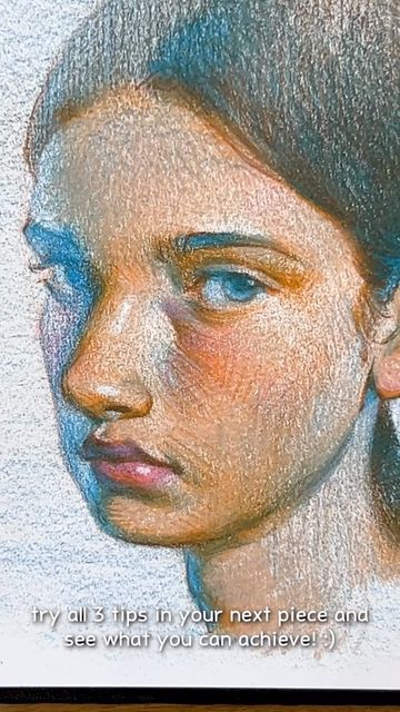 Pen Art Work, Colored Pencil Portrait, Color Pencil Illustration, Beauty Paintings, Portraiture Painting, Colored Pencil Artwork, Bullet Journal Art, Color Pencil Art, Pencil Portrait