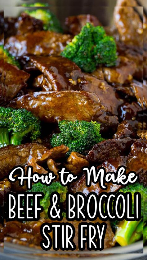 Beef Broccoli Stir Fry Recipe, Beef And Broccoli Stove Top, Brocolli Beef Stir Fry Healthy, Beef And Brocolli Sauce, How To Make Beef And Broccoli, Beef And Broccoli Stir Fry Sauce, Asian Beef Stir Fry Recipes, Asian Beef Sauce, Beef N Broccoli Stir Fry