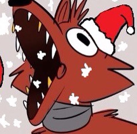 Nightmare Foxy Pfp, Fnaf Foxy Pfp, Fnaf Christmas Icons, Fnaf Christmas Pfp, Foxy Fnaf Fanart, Christmas Fnaf, Foxy Pfp, Pfp Fnaf, Foxy Fanart