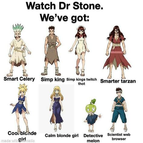 One Piece Demon Slayer, Dr. Stone Fanart, Funny Anime Memes, My Hero Academia Anime, Stone World, One Piece Nami, Hilarious Funny, Dr Stone, Anime Pictures