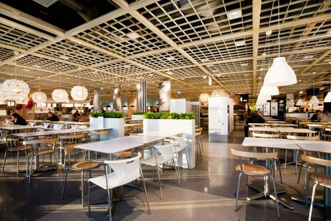 IKEA has big plans for its restaurants and food selection in the United States, where Swedish staples like meatballs with lingonberry sauce are served cafeteria-style. Ikea Restaurant, Urban Zone, Katowice Poland, Food Innovation, Entertainment Center Kitchen, Ikea Store, Shelf Furniture, Entertainment Center Repurpose, Restaurants Food