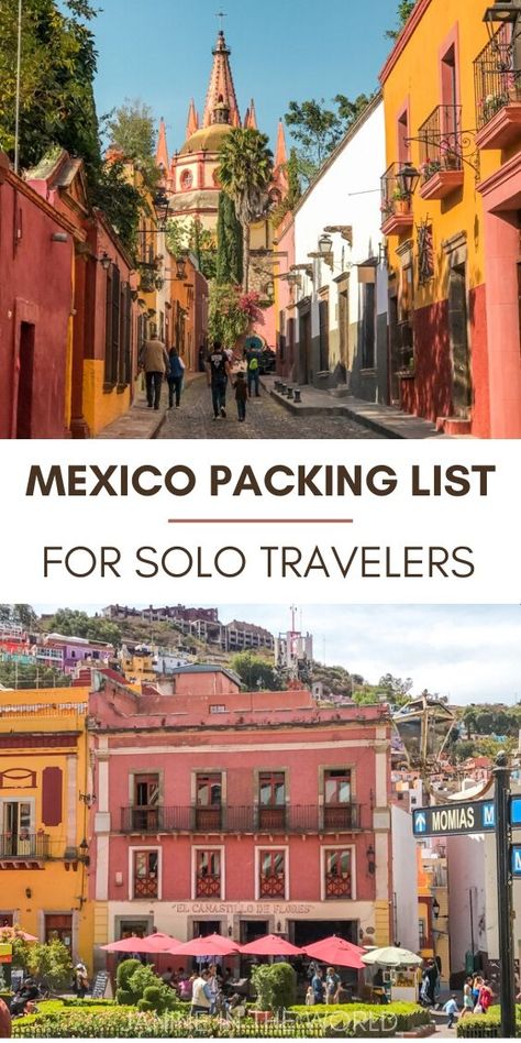 Headed to Mexico? This packing list for Mexico covers exactly what to bring, what to leave behind and what to just buy there. Click through to download a FREE printable packing checklist! | mexico travel | mexico packing list | mexico travel tips | packing list | #mexicotravel #packinglist #mexicotraveltips Packing List Mexico, Packing List For Mexico, Mexico Packing List, Mexico City Restaurants, Mexico City Travel Guide, Travel Tips Packing, Mexico City Travel, Bucket List Vacations, Mexico Travel Guides