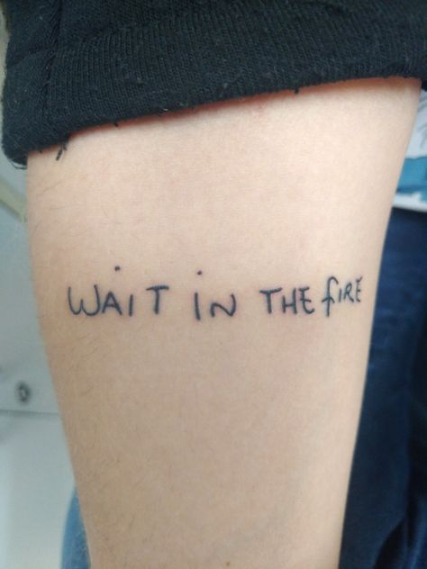 Jeff Buckley Tattoo Ideas, Jeff Buckley Handwriting, Jeff Buckley Tattoo, Grace Tattoo, Writing Tattoo, Grace Tattoos, Sharpie Tattoos, Fire Tattoo, Jeff Buckley