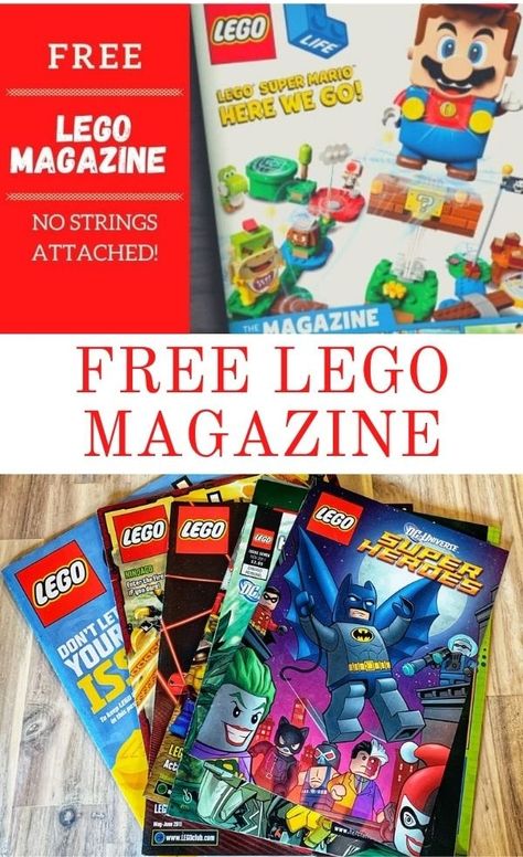 Free Lego Magazine Subscription to Lego Life Magazine (No Strings Attached) Lego Magazine, Free Magazine Subscriptions, Create A Magazine, Lego Books, Free Lego, Lego Club, Free Magazines, Budget Friendly Gift, Busy Mum