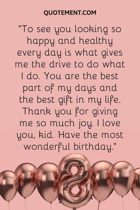 Granddaughter Quotes, Cute Birthday Wishes, Birthday Wishes For Kids, Birthday Quote, Birthday Prayer, 8 Birthday, Birthday Wishes For Daughter, Happy 8th Birthday, Birthday Quotes For Daughter