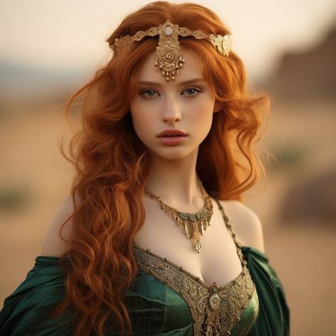 Catlyn Stark, Red Haired Princess, Red Hair Princess, Red Head Characters, Human Character Art, Woman Reference, Kingdom Of The Wicked, Red Haired Beauty, Fantasy Art Dolls