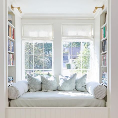 All Posts • Instagram Window Seat Decor, Bay Window Benches, Bedroom Window Seat, Built In Daybed, Built In Bench Seating, Guest Bedroom Home Office, Built In Window Seat, Window Seating, Window Bench Seat