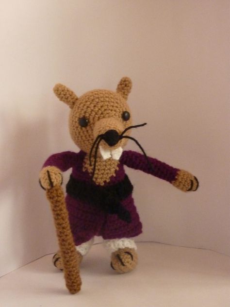 Maestro Splinter Amigurumi Projects To Try, Amigurumi, Teddy Bear, Toys, Crochet, Animals, Pins, Gifts