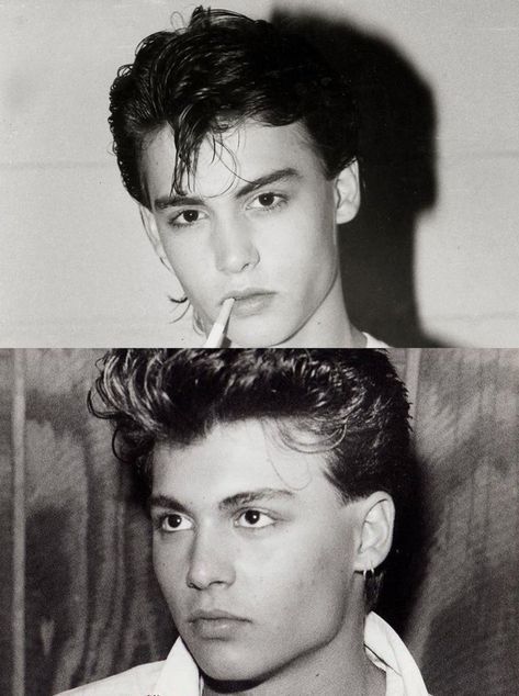 johnny depp by suzanne allison, 1981. Johnny Depp 1990, Johnny Depp Younger, Johnny Depp Teeth, Johnny Depp Teenager, Johnny Depp 90s Black And White, 90s Johnny Depp, Johnny Depp Funny, 80s Guys, Johnny Depp Hollywood Vampires