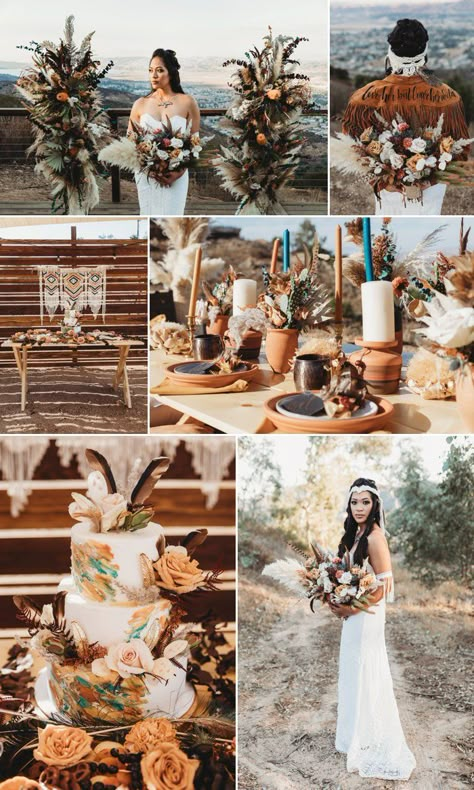 Native Theme Wedding, Native American Wedding Dress Gowns, Native American Themed Wedding, Navajo Wedding Ideas, Pocahontas Themed Wedding, Pocahontas Quinceanera Theme, Pocahontas Wedding Theme, Native Wedding Ideas, Ojibwe Wedding