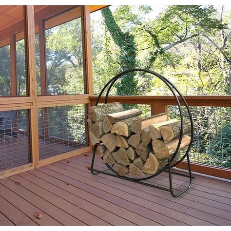 Wood Storage Indoor, Fireplace Round, Apartment Fireplace, Fire Wood Storage, Firewood Storage Indoor, Lumber Storage Rack, Outdoor Firewood Rack, Firewood Racks, Dublin House