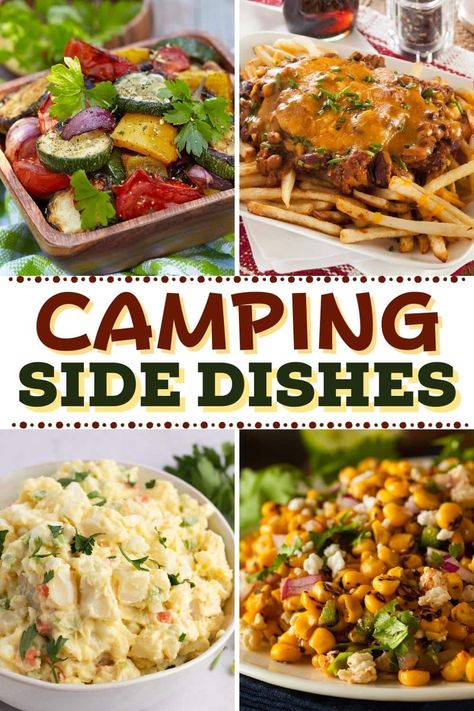 Camping Side Dishes, Camping Salads, Simple Camping, Outdoor Meals, Garlic Toast, Camping Dishes, Steak Side Dishes, Camping Dinners, Easy Camping Meals