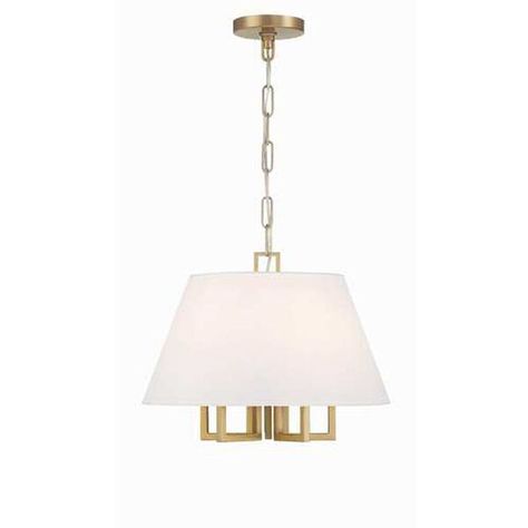 Shop Bellacor for Libby Langdon Westwood Vibrant Gold Five-Light Chandelier by Crystorama Lighting Group and other Chandeliers for your home. Free shipping on most lighting, furniture and decor every day. Crystorama Lighting, Classic Chandelier, White Shades, Gold Interior, Drum Chandelier, Mini Chandelier, Gold Chandelier, Candelabra Bulbs, Key Design