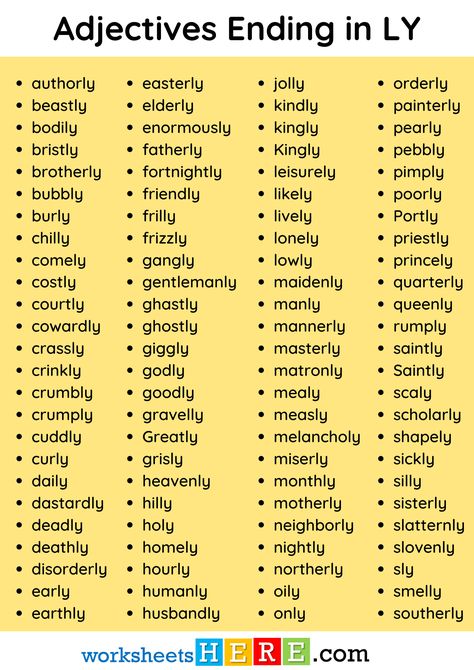 Adjective Word List, Adjectives Worksheet, Adjective Words, Word List, Writing Words, Vocabulary, Cool Words, Things To Come