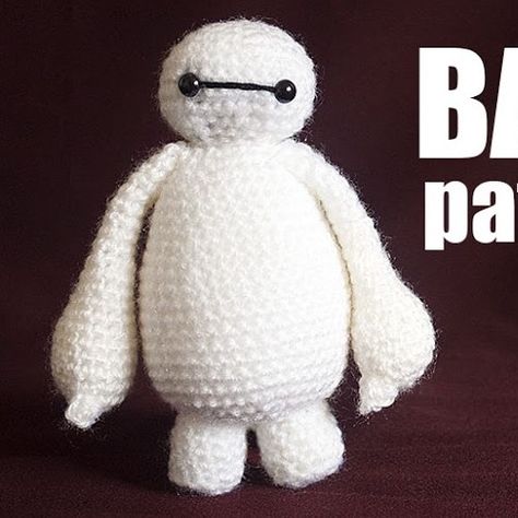 Patrón Baymax amigurumi Bay Max, Pola Amigurumi, Amigurumi Tutorial, Diy Activities, Baymax, Diy Crochet Projects, Big Hero, Counted Cross Stitch Patterns, Loom Beading