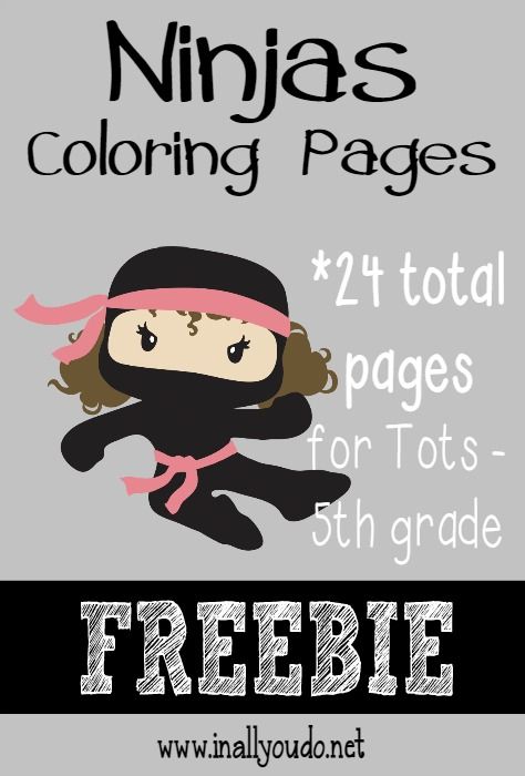 What boy doesn't like Ninjas? Here's a fun set of coloring pages that boys & girls will both enjoy!! :: www.inallyoudo.net Ninja Printables Free, Ninja Coloring Pages Free Printable, Ninja Crafts For Preschoolers, Ninja Activities For Kids, Ninja Crafts For Kids, Kindness Ninja, Ninja Activities, Ninja Coloring Pages, Ninja Crafts