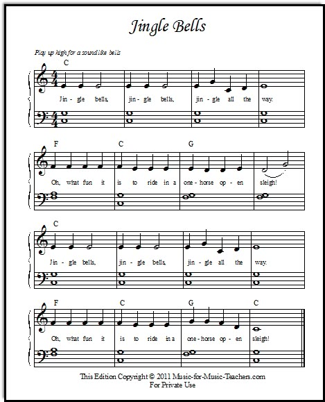 Jingle Bells Sheet Music, Christmas Piano Sheet Music, Learn To Play The Piano, Piano Songs Sheet Music, Piano Music Easy, Beginner Piano Music, Piano Notes Songs, Trumpet Sheet Music, Clarinet Music