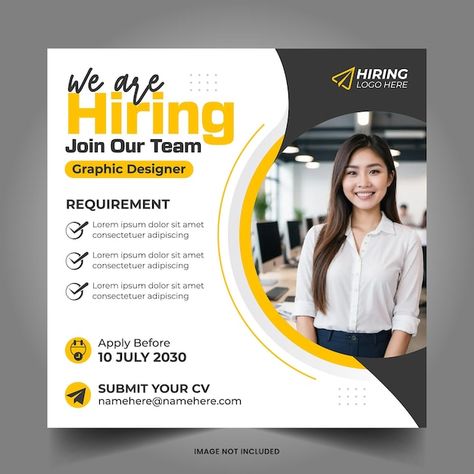 Vacancy Poster Design, Job Vacancy Poster, Vacancy Poster, Hiring Poster, Job Vacancy, Social Media Post Template, We Are Hiring, Jobs Hiring, African Men