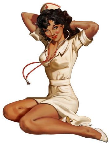 My Nic ;) ;) Nurse Pinup, Pin Up Nurse, Cartoon Nurse, Ig 11, Usps Stamps, Nurse Outfit, Nurse Tattoo, Nurse Art, Packaging Food