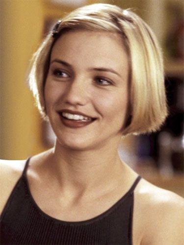 graduated bob? Cameron Diaz Short Hair, Cameron Diaz 90s, Cameron Diaz Hair, Something About Mary, There's Something About Mary, Cameron Diaz, Blonde Bobs, Gwyneth Paltrow, Celebrity Hairstyles