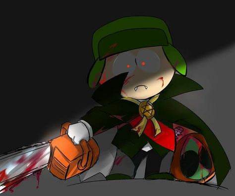 Vampire Kyle South Park, Kyle South Park Fanart, Vampire Kyle, Ku Art, Kyle South Park, Style South Park, Kyle Broflovski, South Park Funny, South Park Fanart