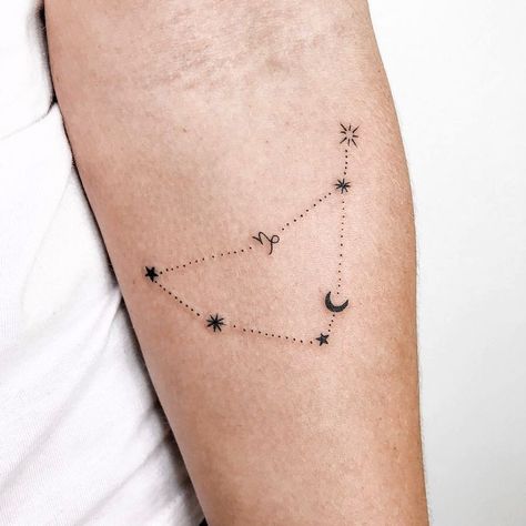 Star Constellation Tattoo, Cap Tattoo, Horoscope Tattoos, Capricorn Tattoo, Cool Wrist Tattoos, Wrist Tattoos For Guys, Zodiac Tattoos, Constellation Tattoos, Little Tattoos