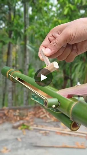 17M views · 277K reactions | Eco-friendly Bamboo Toy Slingshots #Bamboo #Crafts #diy | The Bamboo Make Bamboo Crafts Diy, Bamboo Art Diy, Bamboo Art, Bamboo Crafts, Outdoor Decor Backyard, House Landscape, Diy Life Hacks, Front Yard Landscaping Design, How To Make Shoes