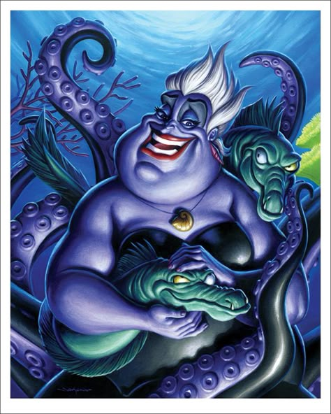 Ursula Jason Edmiston, Kida Disney, Tom Whalen, Mondo Posters, Desenho Tom E Jerry, Mike Mitchell, Animation Disney, Pixar Films, Images Disney