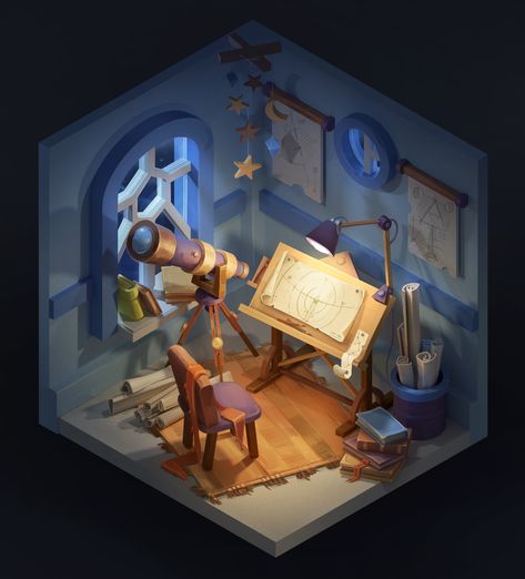 Idle Game, Props Concept, Isometric Art, Isometric Design, Isometric Illustration, Low Poly Art, 3d Modelle, Game Concept Art, Prop Design