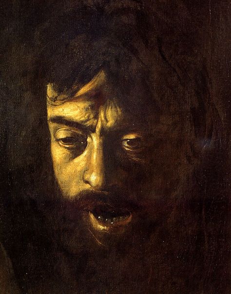 An example of tenebrism in a self portrait by the artist Caravaggio Michelangelo Caravaggio, Judas Iscariot, Caravaggio Paintings, Istoria Artei, Baroque Painting, Architecture Tattoo, Baroque Art, Italian Painters, Art Disney