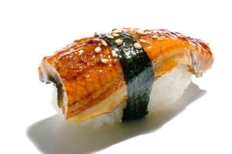 5 Great Sushi & Wine Matches | Sunset Magazine Unagi Sushi, Eel Sushi, Japanese Food Sushi, Sushi Love, Nigiri Sushi, Mapo Tofu, Sushi Recipes, Japanese Dishes, Japan Food