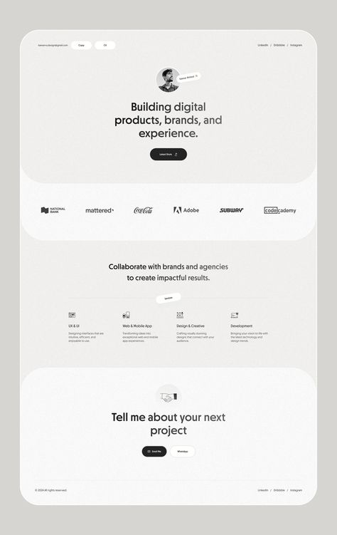 Webpage Design Layout, Desain Ux, Minimal Website Design, Web Design Websites, Website Design Inspiration Layout, Agency Website Design, Wireframe Design, Best Website Design, Ui Design Website