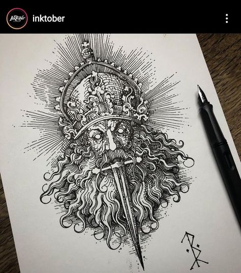 Etching Tattoo, Medieval Tattoo, Engraving Tattoo, Linear Art, Old School Tattoo Designs, Dark Art Tattoo, Dope Tattoos, Dark Ages, Color Tattoo