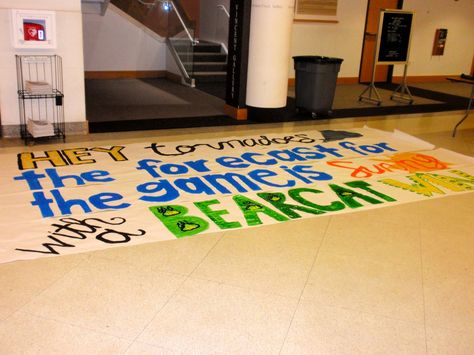 football run through sign - Google Search Cheer Run Through Signs, Cheer Run Through Signs Football, Football Locker Signs, Run Through Signs, High School Football Posters, Cheerleading Signs, School Spirit Posters, Pep Club, My Dorm Room