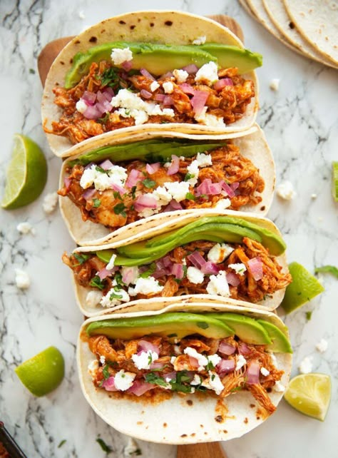 Honey Chicken Tacos, Slow Cooker Honey Chicken, Honey Chipotle Chicken Tacos, Lunchbox Fillers, Honey Chipotle Sauce, Chipotle Chicken Tacos, Honey Chipotle Chicken, Slow Cooker Chicken Tacos, Chicken Tacos Crockpot