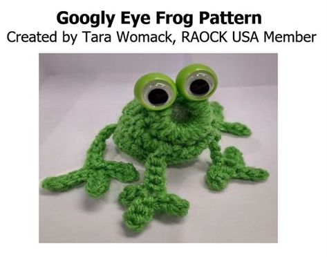 Random Acts Of Crochet Kindness, Crochet Kindness, Frog Pattern, Crochet Frog, Googly Eyes, Christmas Gifts For Friends, For Friends, Gifts For Friends, Christmas Gifts