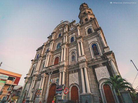 San Roque Parish Church in Cavite City, Philippines Filipino Poster, Church Philippines, Cavite Philippines, Cavite City, Filipino Guys, Travel Places, San Rafael, Travel Goals, Places To Travel