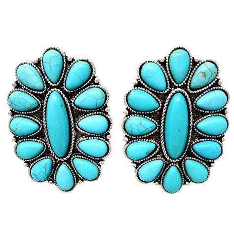 PRICES MAY VARY. Western Turquoise Oval Post Earrings Squash Blossom Boho Colors may vary due to lighting Lead and Nickel Compliant 1.5 Inch Long Squash Blossom Western Turquoise Oval Post Earrings Squash Blossom Boho Squash Blossom Jewelry, Boho Colors, Western Turquoise, Earrings Western, Blossom Jewelry, Gothic Chokers, Long Gold Earrings, Womens Earrings Studs, Opal Earrings Stud