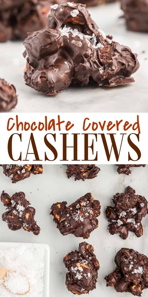 Chocolate Covered Cashews, Toffee Trifle, Chocolate Covered Nuts, Dark Chocolate Candy, Healthy Recipes Dinner, Candy Truffles, Family Favorite Recipes, Homemade Candy, Lets Eat