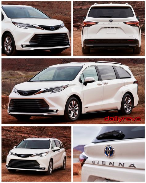 2021 Toyota Sienna Limited - Dailyrevs Toyota Sienna 2022, Toyota Sienna 2023, Sienna Toyota, Sienna Van, 2022 Cars, Caucasian Shepherd, Toyota Hybrid, Toyota Van, Family Cars