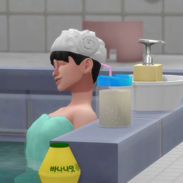 Sims 4 Cc Functional Body Wash, Sims 4 Functional Body Wash, Sims 4 Cc Spa Day, Sims 4 Spa Cc, Sims Spa, Sims 4 Korean, Sims World, Korean Spa, Sims 4 Cc Patreon