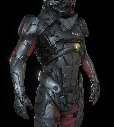 Mass Effect: Andromeda - Pathfinder concept art 02 Mass Effect Armor, N7 Armor, Mass Effect Andromeda, Sci Fi Armor, Battle Armor, Space Suit, Star Citizen, Armor Concept, Mass Effect