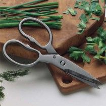 Stainless Kitchen / Household Shears by Garrett Wade Woodworking Shows, Stainless Kitchen, Knife Storage, Kitchen Shears, Japanese Kitchen, Drawer Dividers, Cast Iron Cooking, Classic Kitchens, Kitchen Scissors