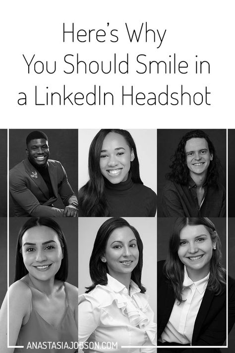 Should you smile in a LinkedIn Headshot? - Anastasia Jobson Linkedin Photo Ideas, Professional Linkedin Photo, Corporate Headshot Poses, Linkedin Profile Photo, Linkedin Photo, Professional Photoshoot, Profile Photography, Business Portrait Photography, Headshot Poses