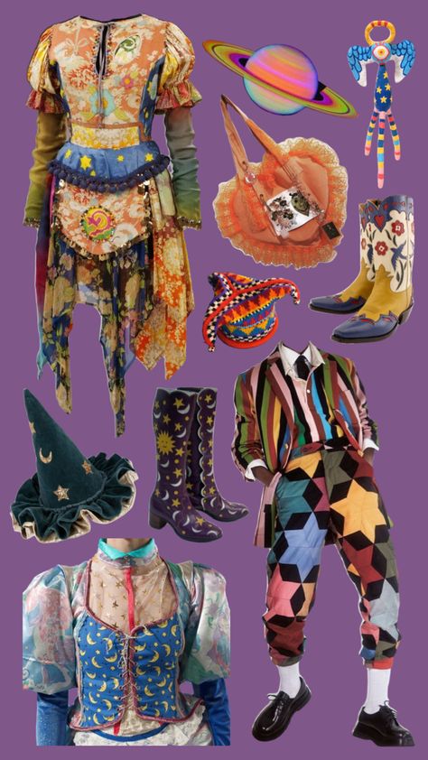 #outfitinspo #outfits #weirdcore #clowncore #jester #vintage #circus #aliceinwonderland Clown Outfit Reference, Clown Inspired Outfit Men, Whimsical Male Outfit, Jester Core Outfit, Masc Clowncore Outfits, Masc Clowncore, Jestercore Outfits, Clowncore Outfits Aesthetic, Circuscore Fashion