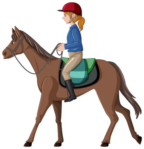 Horse Riding Cartoon Images - Free Download on Freepik People Background, Illustration Of People, Woman Riding Horse, Horse Cartoon, Riding Horse, Vector Artwork, Cartoon Images, Cartoon Illustration, Horse Riding