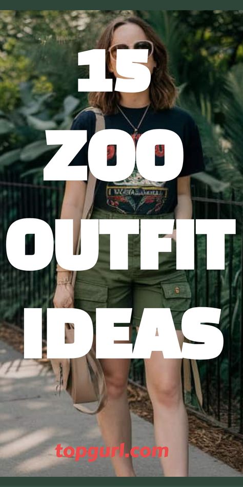 The Zoo-Nique Look Book: 15 Wildly Stylish Outfits for Your Next Adventure. Zoo Outfits For Moms Summer, Zoo Visit Outfit, Summer Zoo Outfit Casual, Zoo Attire Outfits, What To Wear To The Zoo Outfits Summer, Summer Zoo Outfit, Zoo Outfits For Moms, Zoo Day Outfit Summer, Day At The Zoo Outfit