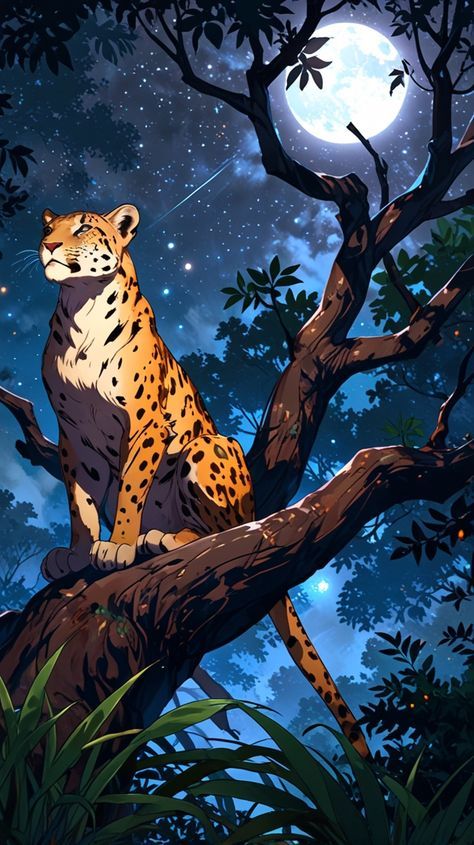 Jaguar Spirit Animal Art, Jaguar Art Illustration, Jaguar Character Design, Fantasy Jaguar, Jaguar Drawing, Jaguar Painting, Jaguar Illustration, Jaguar Art, Jungle Drawing