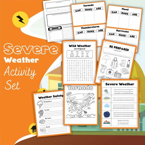 Once warm weather hits, there is a higher probability for severe weather! This is where these Severe Weather FREE Printables are perfect! Weather Word Search, Weather Printables, Weather Words, Homeschool Freebies, Wild Weather, Safety Posters, Homeschool Tips, How To Start Homeschooling, Homeschool Classroom